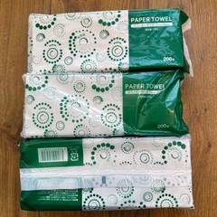 ペーパータオル 1個50円の画像