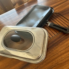 魚🐟　　魚焼きロースター　取っ手折りたたみの画像