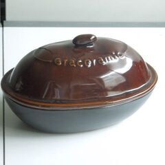 【ご成約済】Kakusee 電子レンジで焼ける陶製焼いも器（新品）の画像