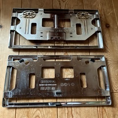 ⭕️超美品‼️ホンダ純正ナンバープレート★ロックボルトありの画像