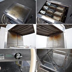 ≪yt1354ジ≫ リンナイペット 業務用 ガス赤外線グリラー リユースストレージ仙台 60323-10の画像