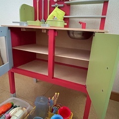 ジャノー　おままごとキッチン　木製　おまけ多数の画像