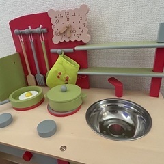 ジャノー　おままごとキッチン　木製　おまけ多数の画像