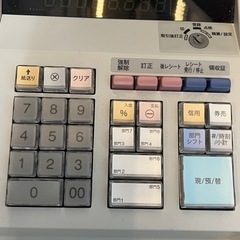 【美品】シャープ　電車レジスタ　ホワイト XE-A147 取り扱い説明書付きの画像