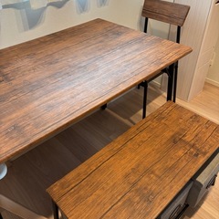 ダイニングテーブルセットあげます(早めの引き取り希望)の画像
