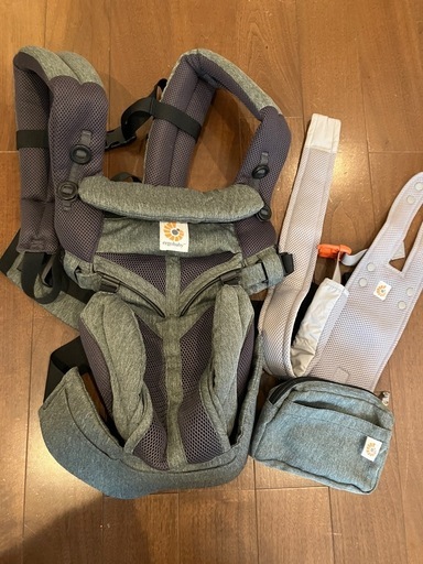 試着のみ美品　エルゴベビー　抱っこ紐　オムニ360 グレー