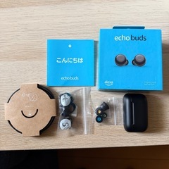 Echo Buds 第2世代 ワイヤレスイヤホン ブラックの画像