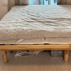 RE:CENO 天然木セミダブルベットの画像