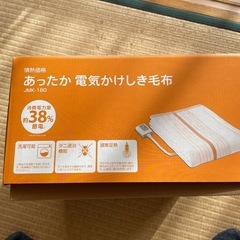電気かけしき毛布の画像