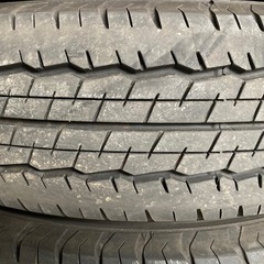 DUNLOP 195/80R15 24年製　夏タイヤ　バリ溝の画像
