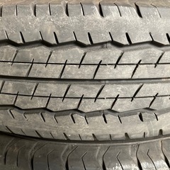 DUNLOP 195/80R15 24年製　夏タイヤ　バリ溝の画像