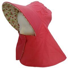 100枚セット 卸 日よけ帽子 リバーシブル 2way 仕様 紫外線 防止 ガーデニング レディース 農作業の画像