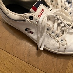 LACOSTE  スニーカー　白の画像