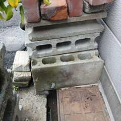 レンガブロックの画像