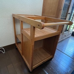 （最終値下）オールドコイズミ キッチンワゴン 天童木工 秋田木工 レトロ 和モダン の画像