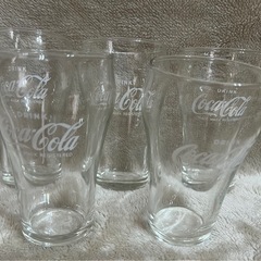 レトロ　70‘s Coca-Cola グラスコカコーラグラス5個セットの画像