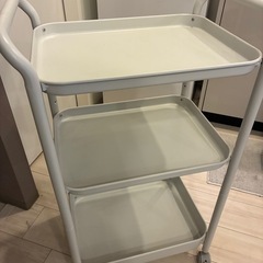 キッチンラック、 キッチンワゴン 3段 キャスター付 鉄製の画像