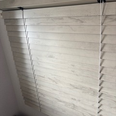 高級ウッドブラインド　クレール　幅148高80の画像