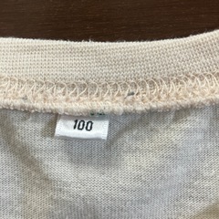 サボテン柄　長袖Tシャツ　100cmの画像