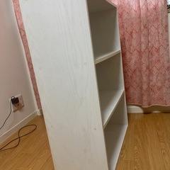 🔥 【急募・0円】引き取り限定！3段カラーボックス (白) の画像