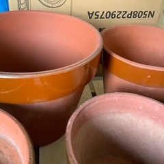 【洗浄済み】 植木鉢 大鉢 13号 11号 たくさんまとめて /鉢植え/植え替え/庭の画像