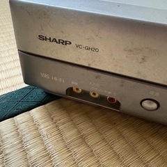 ジャンク品シャープビデオカセットレコーダーあげますの画像
