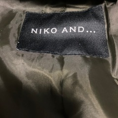 nico and… コート　カーキの画像