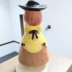 ≡お譲り先決定≡花束持った少女のオルゴール　ジャンクの画像