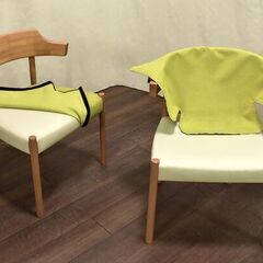 ≪yt1397ジ≫ [2脚セット] アウトレット家具 ダイニングチェア リユースストレージ仙台 60427-04の画像