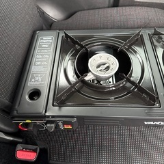 カセットガスコンロ(2口)の画像