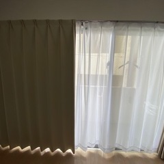 カーテン　レース　セットの画像