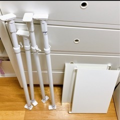 タワー　山﨑実業　突っ張り棒 突っ張り棚 1組②の画像