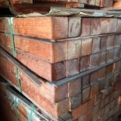 天然木　現地引き取り　角材バンドル売り　プレーナー仕上げ　かど面取り　90角70角　長さ色々の画像