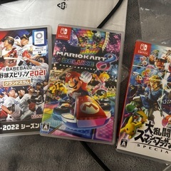 任天堂Switch 一式売り 使用回数3回！美品　　マリカ・大乱・プロスピソフト付きの画像