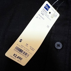 【新品タグ付】　GU　ジーユー　リネンブレンドオーバーサイズシャツ　Sサイズの画像