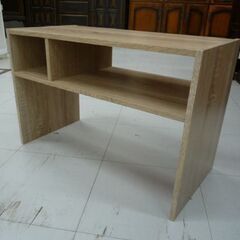 木製 サイドテーブル 幅60cm ナチュラル ベッドサイドテーブル テーブル コーヒーテーブル 苫小牧西店の画像