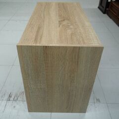 木製 サイドテーブル 幅60cm ナチュラル ベッドサイドテーブル テーブル コーヒーテーブル 苫小牧西店の画像