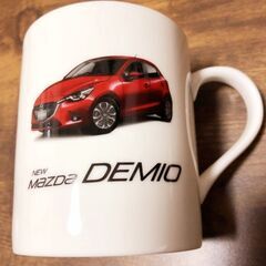 マツダ デミオ マグカップ2個セット 東海マツダ 創業80周年記念の画像
