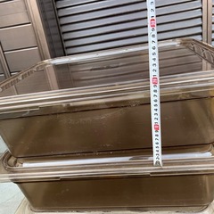 プラスチック大型収納ケース3個セットの画像