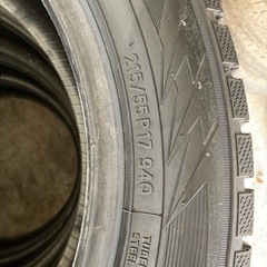 TOYO TIRES 215/55R17 21年製　スタッドレスタイヤの画像