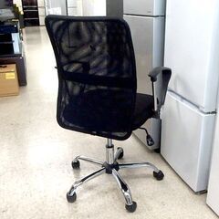 ワークチェア 肘付き OAチェア ブラック キャスター付き 昇降チェア オフィスチェア ☆ 札幌市 北区 屯田の画像