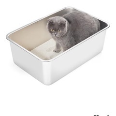 猫ステンレストイレ　キャットトイレ　
の画像