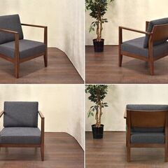 ≪yt1426ジ≫ アウトレット家具 アームチェア リユースストレージ仙台 60428-04の画像