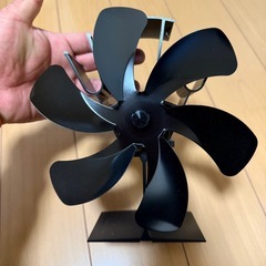 ほぼ未使用ストーブファン、キャンプ、薪ストーブ、石油ストーブの画像