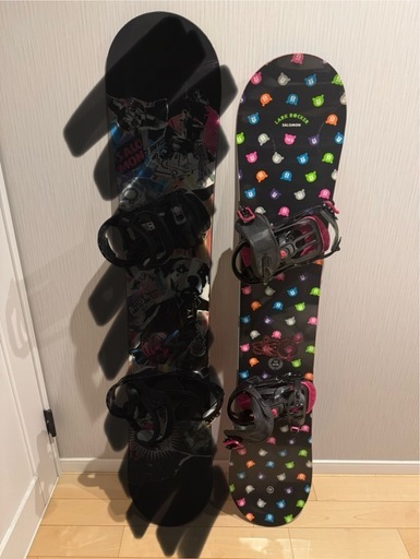 スノーボード　板　ビンディング　セット　②