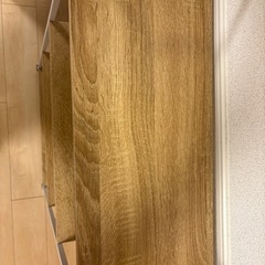 スチールx木目収納ラックの画像