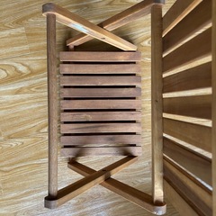 折りたたみラック 2段 オープンラック 収納棚 飾り台の画像