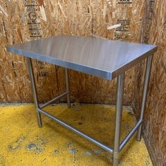 a(7709) ステンレス作業台 サーバー台 W900D600H830 高さ83cm 作業台 厨房設備 厨房用品 飲食店 直接引き取り歓迎 大阪の画像