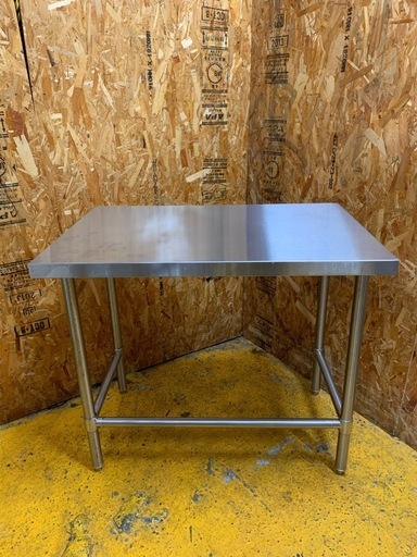 a(7709) ステンレス作業台 サーバー台 W900D600H830 高さ83cm 作業台 厨房設備 厨房用品 飲食店 直接引き取り歓迎 大阪