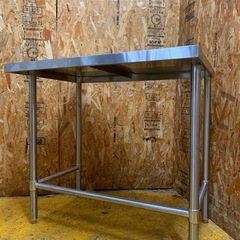 a(7709) ステンレス作業台 サーバー台 W900D600H830 高さ83cm 作業台 厨房設備 厨房用品 飲食店 直接引き取り歓迎 大阪の画像